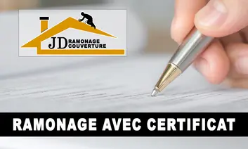 certificat de ramonage de cheminée Barbezieux Charente